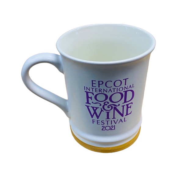 2021 Disney Parks Epcot Food & Wine Festival Chef Figment Passholder Coffee Mug - Picture 2 of 2